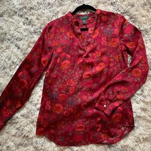 Vintage Ralph Lauren floral blouse